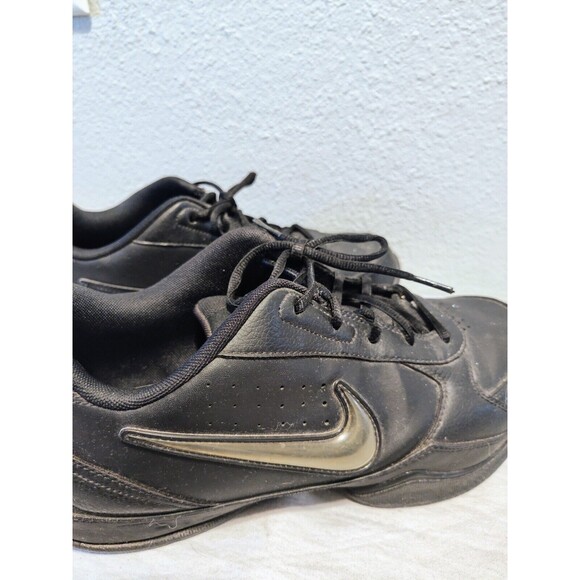 NIKE Air Court Men's Size 12 Leader Low Black Leather 429717-003 Walking Shoes - Picture 12 of 16
